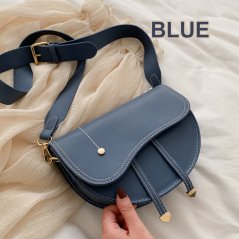 Retro Small Simple Sling Female Popular New Trendy Strap Fashion Saddle Bag
