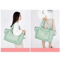 Unisex Travel Fitness Large Storage Luggage Bag Foldable Baggage Bag