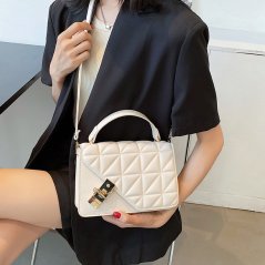 Gdeal Women Plain Color Small Bag Fashion Messenger Bag Western Style Diamond Simple Handbag