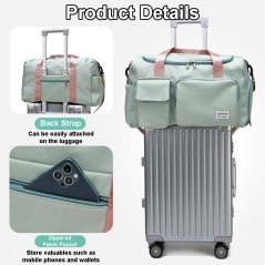Gym Bag Wet and Dry Separation Nylon Luggage Bag Large Capacity Yoga Bag