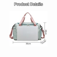 Gym Bag Wet and Dry Separation Nylon Luggage Bag Large Capacity Yoga Bag
