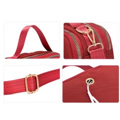 Women Fashion Small Square Bag Lady Shoulder Messenger Bag Mobile Phone