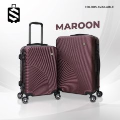 SKY TRAVELLER SKY343 2-In-1 Premium Narrow Curve Textured Ultralight Luggage Set 