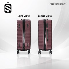 SKY TRAVELLER SKY343 2-In-1 Premium Narrow Curve Textured Ultralight Luggage Set 