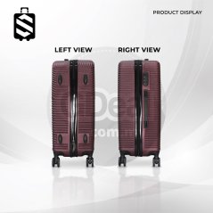 SKY TRAVELLER SKY343 2-In-1 Premium Narrow Curve Textured Ultralight Luggage Set 