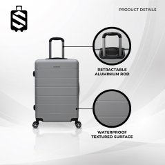 SKY TRAVELLER SKY341 2-In-1 Hard Case Spinner Wheels Ultralight Luggage Set