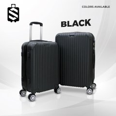 SKY TRAVELLER SKY346 2-In-1 Premium Fine Straight Stripes Luggage