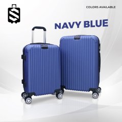 SKY TRAVELLER SKY346 2-In-1 Premium Fine Straight Stripes Luggage