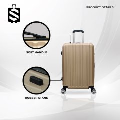 SKY TRAVELLER SKY347 2-In-1 Straight Stripes Luggage (20Inch+24Inch)