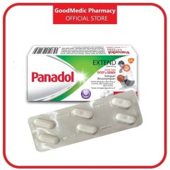 Gsk Panadol Extend 6 Tablets / 12 Caplets -  Musle & Joint Pain / Sakit Otot & Sendi