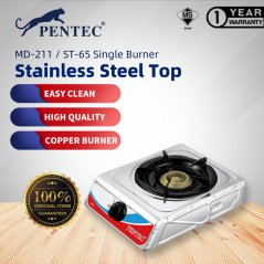 PENTEC Single Burner Gas Stove MD-211 High Efficiency Burning