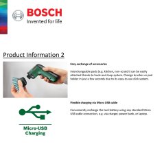 Bosch Universal Cordless Brush - 06033E0050