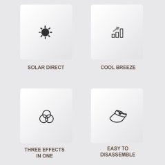 Sun Shade Hat Unisex Couple Cap with Fan USB Charging Outdoor Accessories