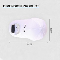 Sun Shade Hat Unisex Couple Cap with Fan USB Charging Outdoor Accessories