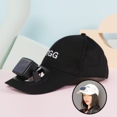 Sun Shade Hat Unisex Couple Cap with Fan USB Charging Outdoor Accessories