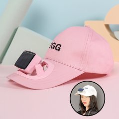 Sun Shade Hat Unisex Couple Cap with Fan USB Charging Outdoor Accessories