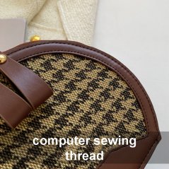 Retro Round Hand Held One Shoulder Sling Women Outdoor Bag - 4 Types