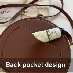 Retro Round Hand Held One Shoulder Sling Women Outdoor Bag - 4 Types