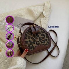 Retro Round Hand Held One Shoulder Sling Women Outdoor Bag - 4 Types
