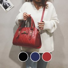 Women Fashion Embossed Handbag Trade One Shoulder (3 Colors)