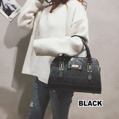 Women Fashion Embossed Handbag Trade One Shoulder (3 Colors)