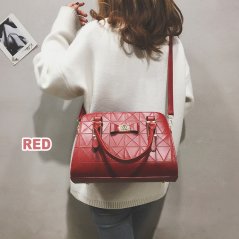 Women Fashion Embossed Handbag Trade One Shoulder (3 Colors)