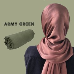 Gdeal Satin Silk Shawl Women Scarf Headwear Muslim Fashion (10 Colors)