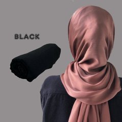 Gdeal Satin Silk Shawl Women Scarf Headwear Muslim Fashion (10 Colors)