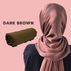 Gdeal Satin Silk Shawl Women Scarf Headwear Muslim Fashion (10 Colors)