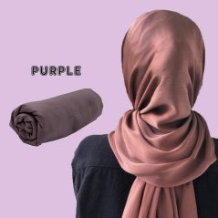 Gdeal Satin Silk Shawl Women Scarf Headwear Muslim Fashion (10 Colors)
