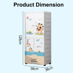 GTE Children Wardrobe Home Locker Toy Clothing Locker (3 Designs)