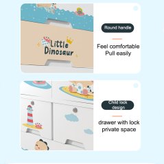 GTE Children Wardrobe Home Locker Toy Clothing Locker (3 Designs)