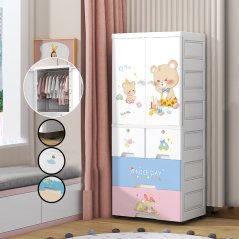 GTE Children Wardrobe Home Locker Toy Clothing Locker (3 Designs)