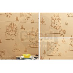Gdeal 3D Wall Sticker Children Bedroom Decoration Wallpaper (3 Colors)
