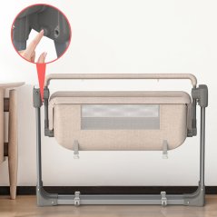 Newborn Electric Cradle Rocking Bed Smart Coax with Bluetooth Music