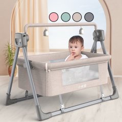 Newborn Electric Cradle Rocking Bed Smart Coax with Bluetooth Music
