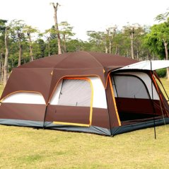 GTE 8-12 Person Large Camping Tent 2 Bedroom Compartment (2 Colors)