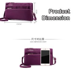 Oxford Cloth Multi Layer Casual One Shoulder Messenger Bag (4 Colors)