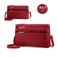 Oxford Cloth Multi Layer Casual One Shoulder Messenger Bag (4 Colors)