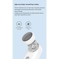 Xiaomi Lint Remover Clothes Fuzz Pellet Trimmer Machine Fabric Shaver