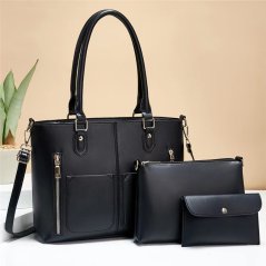 3 Pcs Women Large Capacity Portable Shoulder Bag (4 Colors)