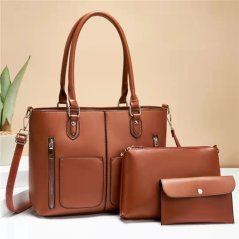 3 Pcs Women Large Capacity Portable Shoulder Bag (4 Colors)