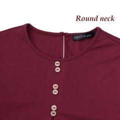 Women Fashion Muslimah Jilbab Loose Tops Long Sleeve - 4 Sizes (3 Colors)