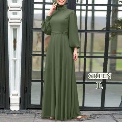 Sundress Kaftan Dress Spring Long Sleeve Oversized Robe - 4 Sizes (4 Colors)