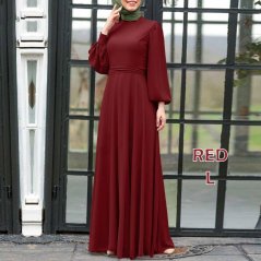 Sundress Kaftan Dress Spring Long Sleeve Oversized Robe - 4 Sizes (4 Colors)