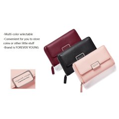 Gdeal Forever Young Ladies Zipper Bag Large-capacity Chain Bag Fashion Europe United States Long Wallet (LGF570-1W)