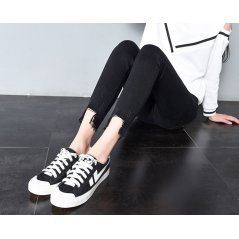 Fashion Hong Kong Students Jeans Tight Women Pants 0837 - 3 Sizes (Black)