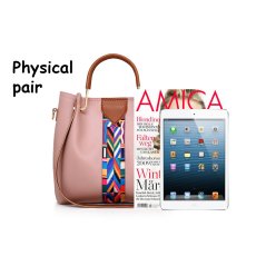 4-In-1 Korean Style PU Leather Medium Handbags Set (RYL-214) (3 Colors)
