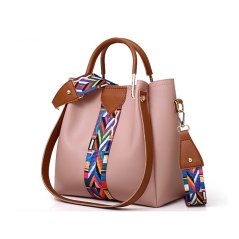 4-In-1 Korean Style PU Leather Medium Handbags Set (RYL-214) (3 Colors)