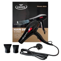 Lumisera Iconic 8822 with Negative Ion Salon Grade Hair Dryer